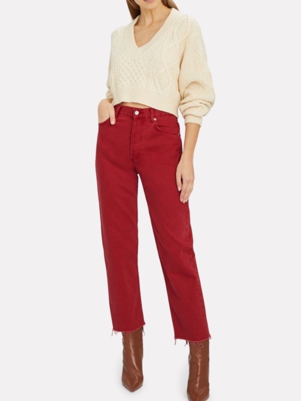 Boyish by Her, Tommy, the Scarlett Empress frayed pants, size 27